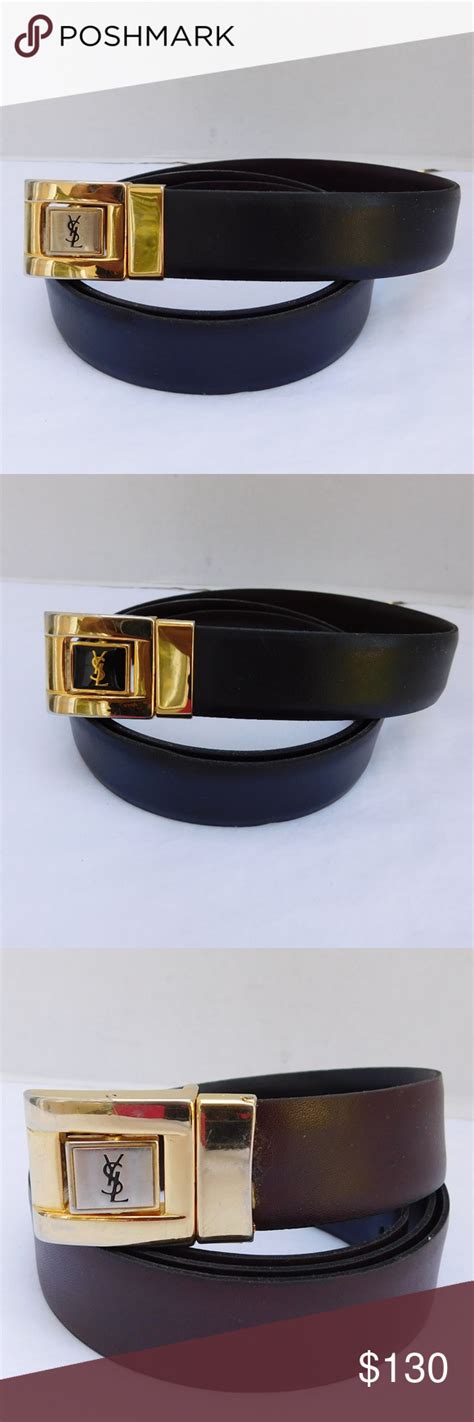 ysl mens belt buckle|vintage ysl belt buckle.